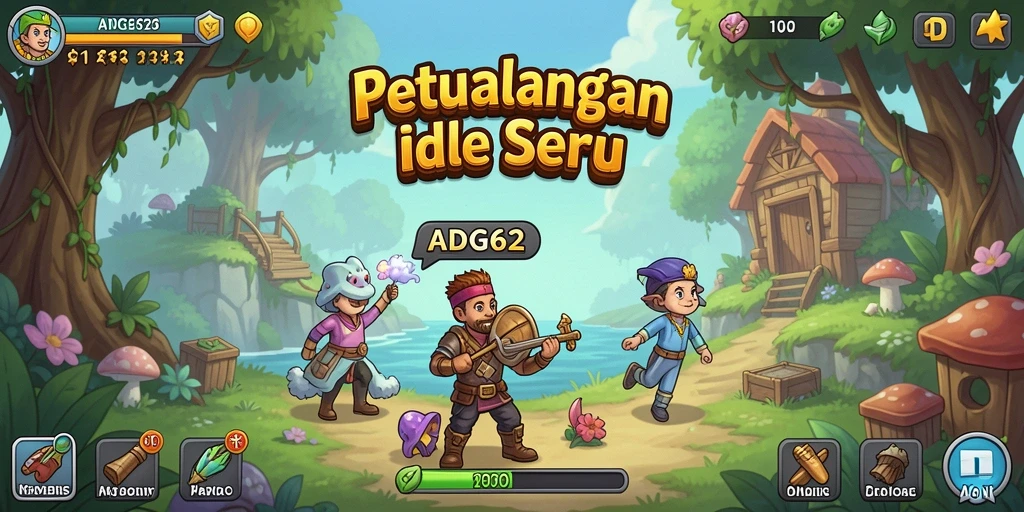 Tampilan gameplay seru dalam ADG62 yang menghibur dan penuh tantangan.