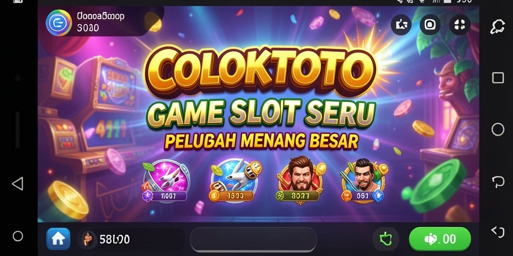 Gameplay seru dan mendebarkan di COLOKTOTO slot.