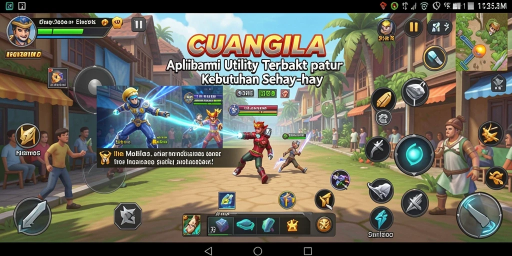 Tampilan utama CUANGILA yang menarik dan mudah digunakan.