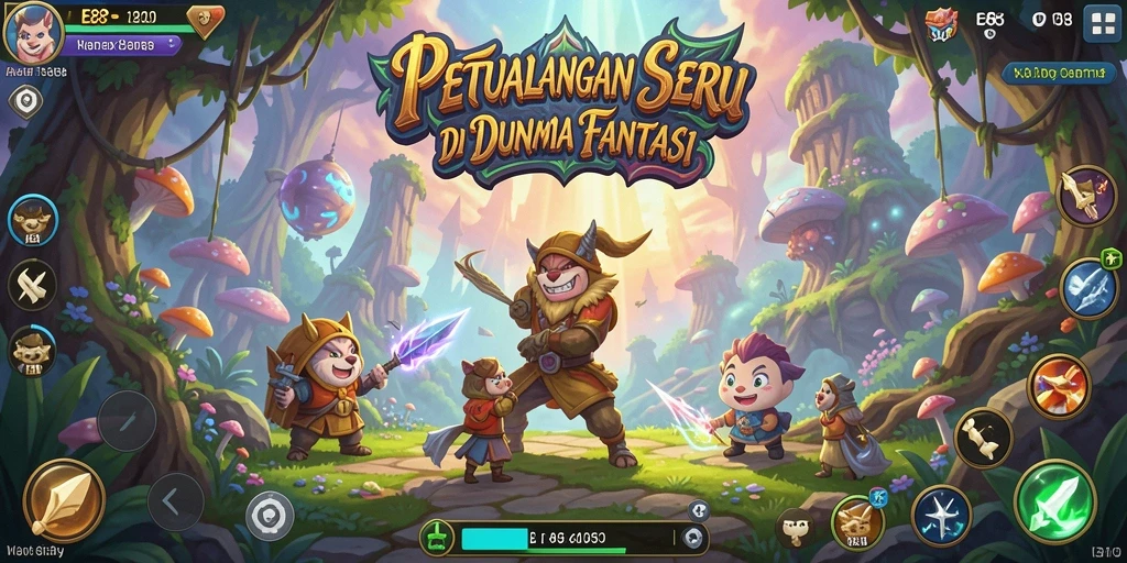 Gameplay seru dan menantang dari E88 dalam petualangan fantastis.
