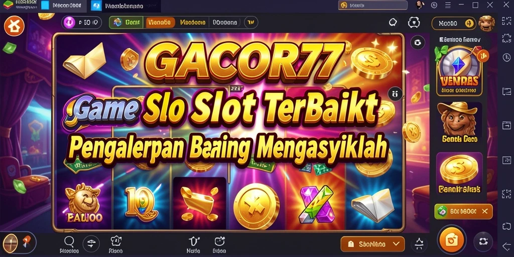 Screenshot gameplay GACOR77 yang menampilkan keseruan bermain Slot.