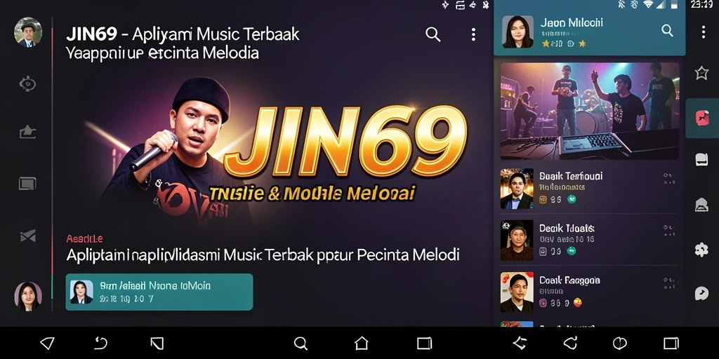 Tampilan bermain game musik JIN69 yang mengasyikkan dan interaktif.