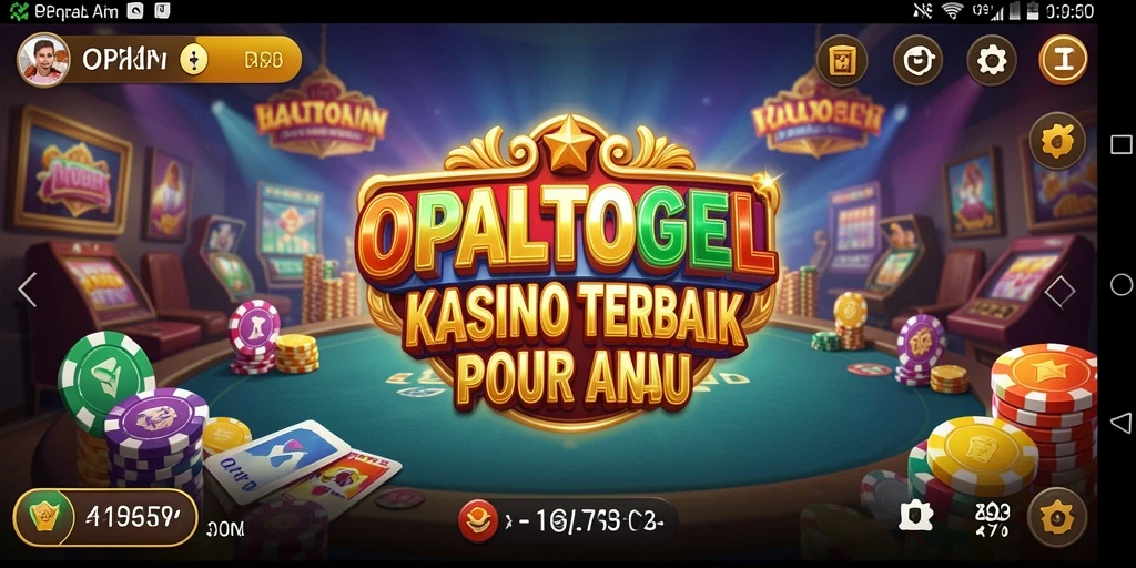 Screenshot menunjukkan pengalaman menarik bermain game kasino OPALTOGEL.
