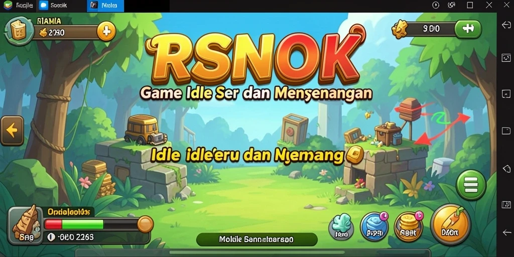 Tampilan menarik dari gameplay <strong>RSNOK</strong> yang seru dan interaktif.