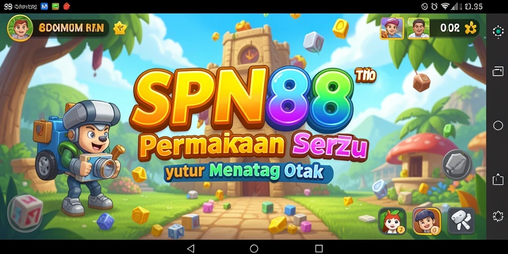 Tampilan menarik dari gameplay SPN88 yang penuh tantangan Puzzle.