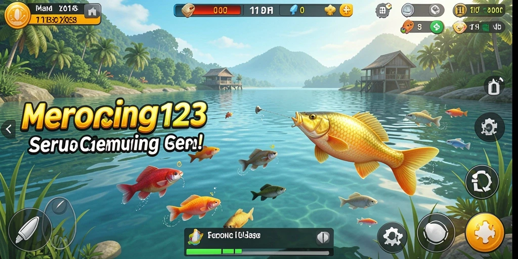 Tampilkan momen seru saat menangkap ikan besar di TERONG123.